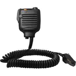 KMC-25 Handheld Speaker Microphone Shoulder Lapel Mic Compatible with Kenwood Radio NX-5200 NX-200 NX-210 NX-300 NX-3200 TK-3100 TK-2180 TK-3180 NX-3300 NX-410 NX-411 NX-5300 NX-5400