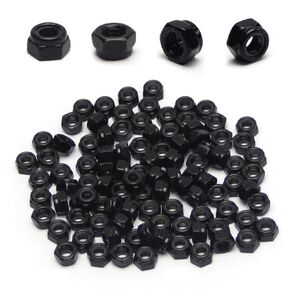 400PCS Self-Lock Nylon Insert Locknuts Assortment Kit Metric Nylon Insert Hex Lock Nuts M3x0.5mm M4x0.7mm M5x0.8mm M6x1.0mm M8x1.25mm 304 Stainless Steel Self Locking Hex Nut