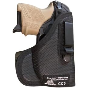 DTOM Combination Pocket/IWB CC5 Holster for Both Ruger LCP and Keltec P3AT, P32 w/Crimson Trace Lasers