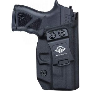 Taurus TH9C Holster IWB Kydex Holster Custom Fit: Taurus TH9C Pistol - Inside Waistband Concealed Carry - Adj. Cant Retention - Cover Mag-Button - Widened Entrance - No Wear, No Jitte