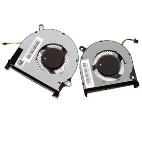 New Replacement GPU and CPU Cooling Fan for Dell Inspiron 15 7590 7591 Vostro 7590 P83F Series 0MPHWF 0861FC DFS5K12114262D DFS5K22115371D