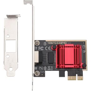 Create idea 1 Set of 2.5G RTL8125B Base-T PCIe Network Adapter 2500/1000/100Mbps Express Gigabit Ethernet Card RJ45 LAN Controller Support PXE