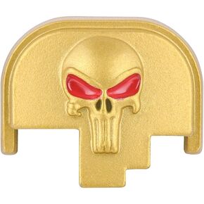 3D Aluminum Rear Cover Slide Back Plate for Smith and Wesson M&P or M&P 2.0 (NOT Shield) Full Size/Compact 9mm/.357/.40/.45 Accessories, Choose Design