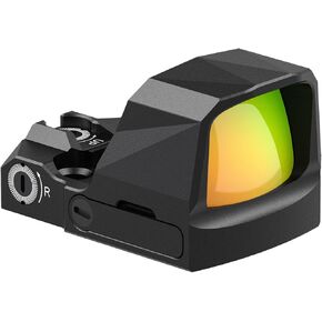 VOTATU PMD505-R Micro Red Dot for RMS/RMSc Footprint, Multiple Reticle Reflex Sight with Picatinny Mount - Shake Awake Optic for Pistol - 3 MOA Dot 38 MOA Circle