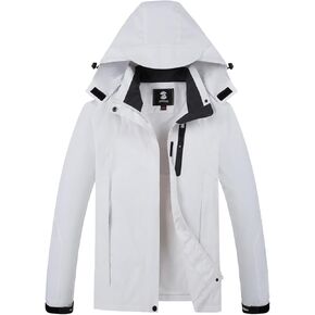 SaphiRose Womens Waterproof Rain jacket Lightweight Active Outdoor Raincoat with Removable Hood