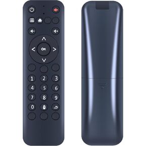 Replacement Remote Control Compatible with FabyUSA Receptor Aparelho HTV 5 HTV 6 HTV 7 HTV 8 H5 H6 Plus H7 H8 Brazil Box （Without Voice）