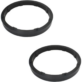 2pcs 6.5" Speaker Spacers Universal Car Audio Speaker Soild Pad Subwoofer Mid Range Custom Installation Mounting Adapter(Black)