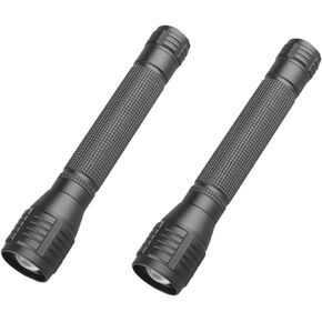 High Lumens Zoomable LED Flashlight, 3 Modes, AA Battery Powered – Powerful for Camping, Outdoor, and Emergency Use,2-Pack
