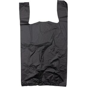 Burgundy HDPE T-Shirt Plastic Bags for Retail, Groceries, Merchandise, Convenience Store, Supermarket, Restaurant - 1/6 BBL, 11.5"X6"X21" - Pack of 1000 Bags, 13 Microns - Unprinted (Burgundy)