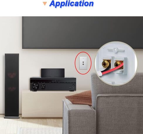 Banana Plug Keystone Jack Insert, Audio Speaker Keystone Connector Black & Red Ring Screw Type Inline Coupler for Binding Post Insert, with Blank Keystone Jack Inserts, Screwdriver (9 Pcs) in Saudi Arabia