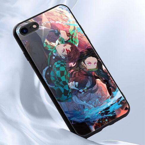 iPhone SE (2020) / SE (2022) 7/8 Anime Novelty Anime iPhone Case Black in Saudi Arabia