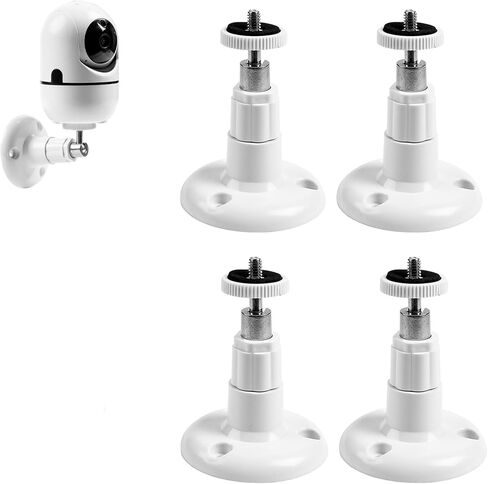 عبوتان من التركيب على الحائط الآمن، دعامة تثبيت متوافقة مع Arlo Pro، Arlo Pro 2، Arlo Ultra، Arlo Pro 3، Arlo Go، دعامة قابلة للتعديل 360 درجة لكاميرا لولبية 1/4 مع نفس الواجهة (عبوتان) in Kuwait