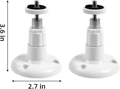 عبوتان من التركيب على الحائط الآمن، دعامة تثبيت متوافقة مع Arlo Pro، Arlo Pro 2، Arlo Ultra، Arlo Pro 3، Arlo Go، دعامة قابلة للتعديل 360 درجة لكاميرا لولبية 1/4 مع نفس الواجهة (عبوتان) in Kuwait