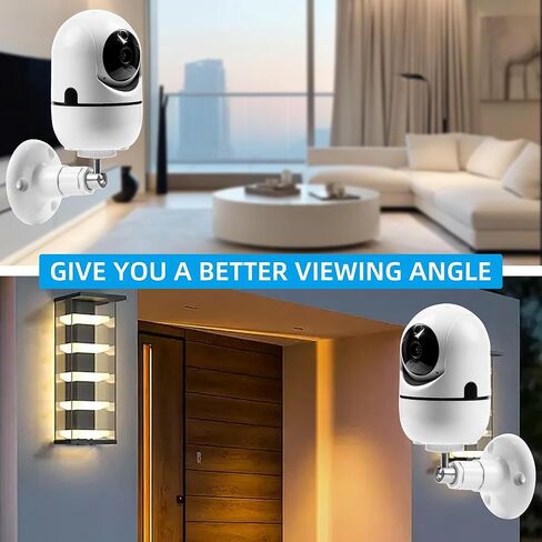 عبوتان من التركيب على الحائط الآمن، دعامة تثبيت متوافقة مع Arlo Pro، Arlo Pro 2، Arlo Ultra، Arlo Pro 3، Arlo Go، دعامة قابلة للتعديل 360 درجة لكاميرا لولبية 1/4 مع نفس الواجهة (عبوتان) in Kuwait