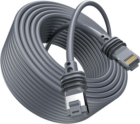 كابل Starlink gen 3، كابل بديل 75ft/23m لـ starlink V3، ملحقات سلك Star Link القياسية، كابل إيثرنت SL - رمادي in Kuwait