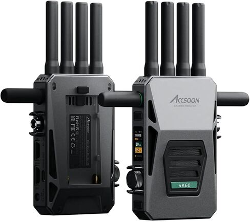 ACCSOON CineView Nano Wireless Video Transmitter 1080p 60fps ≤0.06s Latency 500ft Range up to 4 Devices Monitoring in Saudi Arabia