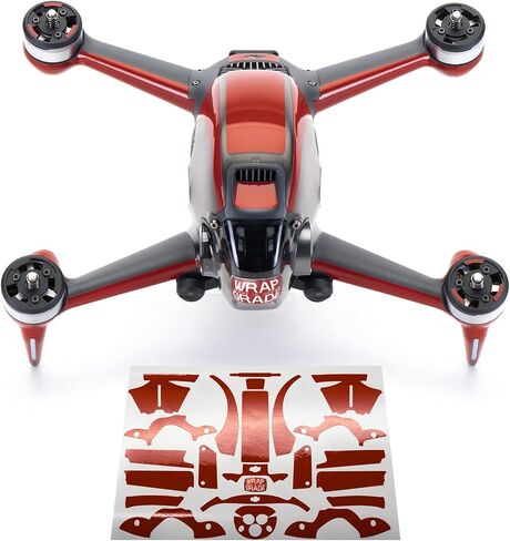 WRAPGRADE Skin Compatible with DJI FPV | Accent Color (Caribbean Blue) in Kuwait