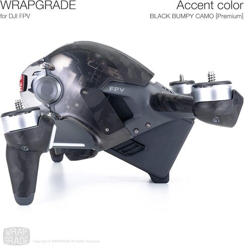 WRAPGRADE Skin Compatible with DJI FPV | Accent Color (Caribbean Blue) in Kuwait