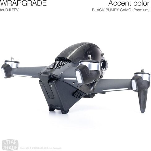 WRAPGRADE Skin Compatible with DJI FPV | Accent Color (Caribbean Blue) in Kuwait