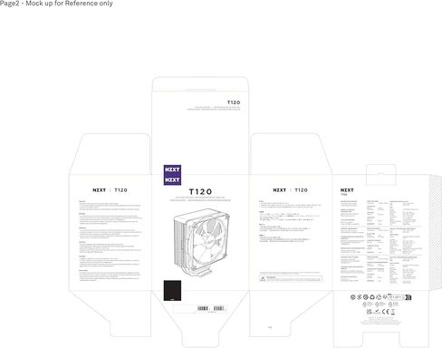 NZXT T120 معالج مبرد هواء 12 سم أسود 1 قطع in Saudi Arabia