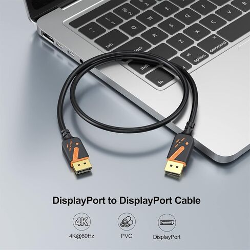 DisplayPort Cable 3FT, 10-Pack DP to DP Cables, Display Port Male to Male Cable Adapter with 4K@60Hz, 2K@165Hz, 2K@144Hz, Support 3D, HDR for Gaming, Computer, TV, Monitor … in Kuwait