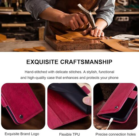 Wallet Case for Google Pixel 9 Pro XL 6.8" 2024 5G PU Leather with RFID Blocking Credit Card Holder,Folio Cover for Pixel 9 XL Magnetic Phone Case with Stand - Brown in Kuwait