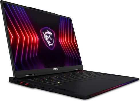 MSI Raider 18 HX Gaming Laptop 18" 240 Hz WQXGA (24-Core Intel i9-14900HX, GeForce RTX 4080, 128GB DDR5, 4TB PCIe SSD, Per Key RGB KYB, 2 Thunderbolt 4, Wi-Fi 7, VR Ready, W11P) w/Dkz Hub in Saudi Arabia