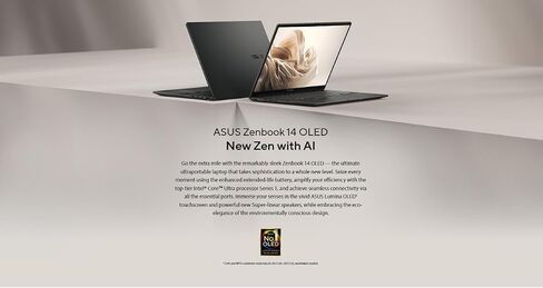 ASUS ZenBook 14 OLED FHD+ Touchscreen Business Laptop | Intel 16-Core Ultra 7 155H | 16GB DDR5 RAM | 1.5TB Storage (1TB SSD & 512GB External Storage) | ARC Graphics | Backlit Keyboard | Win 11 in Saudi Arabia