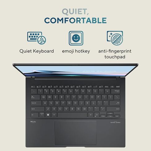 ASUS ZenBook 14 OLED FHD+ Touchscreen Business Laptop | Intel 16-Core Ultra 7 155H | 16GB DDR5 RAM | 1.5TB Storage (1TB SSD & 512GB External Storage) | ARC Graphics | Backlit Keyboard | Win 11 in Saudi Arabia