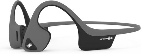 Aftershokz Air Bone Conduction سماعات بلوتوث لاسلكية مع شرائط عاكسة، رمادي غامق in Saudi Arabia