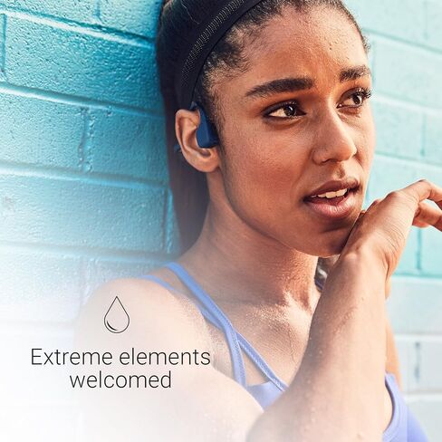 Aftershokz Air Bone Conduction سماعات بلوتوث لاسلكية مع شرائط عاكسة، رمادي غامق in Saudi Arabia