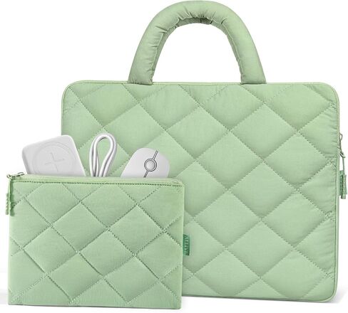 Allive Puffy Laptop Sleeve 13-14 Inch - Shockproof Laptop Case with Handle, Accessories Case – Fits MacBook Pro 16 Inch,15.6 Inch HP in Saudi Arabia