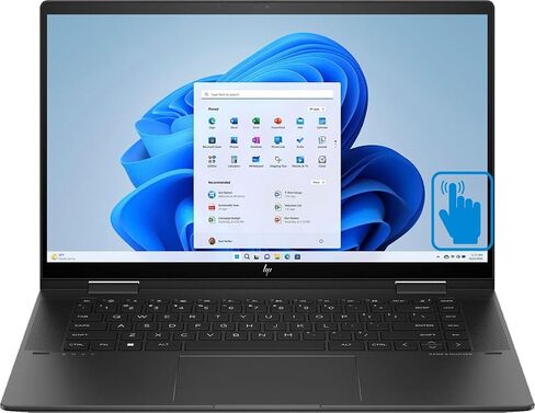 HP Envy x360 15t-fh0023dx Home & Business 2-in-1 Laptop (AMD Ryzen 7 7730U 8-Core, 16GB RAM, 2TB PCIe SSD, AMD Radeon, 15.6" 60 Hz Touch Win 11 Pro) with MS 365 Personal, Dockztorm Hub in Saudi Arabia