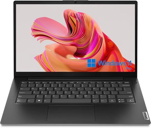 كمبيوتر محمول Lenovo V14 Business، شاشة 14 بوصة FHD 1080p، معالج AMD Ryzen 5 7520U رباعي النواة، صوت Dolby، USB من النوع C، منفذ إيثرنت، Windows 11 Pro، مع حزمة WOWPC 500 جيجابايت (8 جيجابايت DDR5 | 256 جيجابايت PCIe SSD)، أسود in Saudi Arabia
