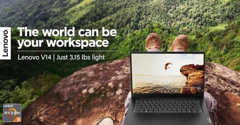كمبيوتر محمول Lenovo V14 Business، شاشة 14 بوصة FHD 1080p، معالج AMD Ryzen 5 7520U رباعي النواة، صوت Dolby، USB من النوع C، منفذ إيثرنت، Windows 11 Pro، مع حزمة WOWPC 500 جيجابايت (8 جيجابايت DDR5 | 256 جيجابايت PCIe SSD)، أسود in Saudi Arabia