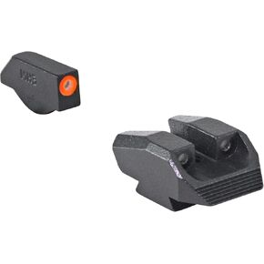 MEPRO Hyper-Bright tritium Night Sights Compatible with Kimber, Green tritium dots,Extra Bright Colored Front photoluminescent Night Sight, U Notch Rear Glow on Sights by Meprolight