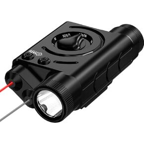 SMSlaser Laser Sight + Infrared(IR) Laser Beam + 1200 Lumens Tactical Flashlight with Rechargeable Battery, Including Battery Charger and Remote Control Switch, Fit for AEG GBB CQB 21MM
