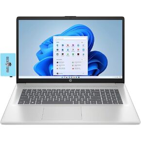 HP 17-cn0003dx Home & Business Laptop (Intel i3-1125G4 4-Core, 32GB RAM, 1TB PCIe SSD, Intel UHD, 17.3" 60 Hz HD+ (1600x900), WiFi, Bluetooth, Webcam, Win 11 Home S-Mode) Bundle w/DKZ hub
