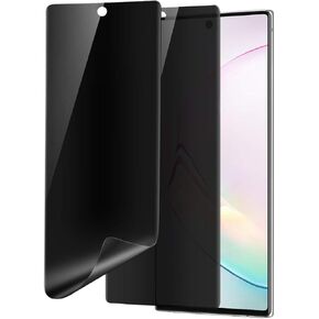 Galaxy Note 20 Ultra 5G Privacy Screen Protector, Case Friendly, Support in-Screen Unlock, Full Adhesive Soft Film [2 Pack], 2 Way Anti-Spy Flexible Privacy TPU Film for Samsung Note 20 Ultra (6.9")