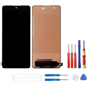 TFT متوافق مع Mi 11T Pro 2107113SG، 2107113SI، 2107113SR (أسود) شاشة LCD تعمل باللمس استبدال مجموعة محول الأرقام + أدوات in Saudi Arabia