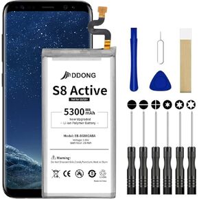 for Samsung Galaxy S8 Active Battery, Upgraded 5300mAh Replacement Battery for Galaxy S8 Active EB-BG892ABE EB-BG892ABA SM-G892 SM-G892A SM-G892U with Repair Tool Kits