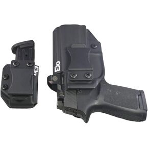 FDO Industries IWB Kydex Holster Sig P320c Optic Cut w/IWB Mag Carrier -The Winter Warrior Series- Made in USA-