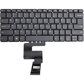 New Replacement Keyboard Compatible with Lenovo Ideapad 120S-14IAP 130S-14IGM 320-14ISK 320S-14IKB 320S-14KBR 320S-15IKB 330-14IGM 520S-14IKB S130-14IGM S145-14IWL Grey