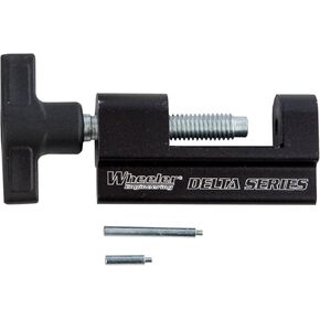 Wheeler Engineering Trigger Guard Install Tool for Installing and Changing Trigger Guards While Gunsmithing, black, silver