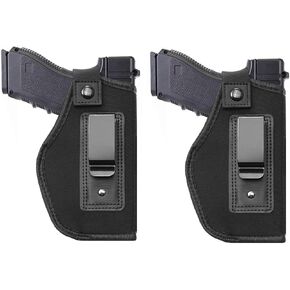 Inside IWB Holster Waistband Fits All Firearms S&W M&P Shield 9/40 1911 Taurus PT111 G2 Sig Sauer Glock 17 19 26 27 42 43 Springfield XD XDS