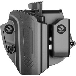 Orpaz C-Series IWI Jericho 941 Holster Steel Frame Compatible with IWI Jericho 941 OWB Holster - Unisex - Will Secure Your Handgun with a Tactical Appearance