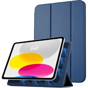 TiMOVO Magnetic Case for iPad 10th Generation 2022, iPad 10.9 inch Case, Slim Smart Folio, Magnetic Rebound Stand Leather Cover Case for iPad 10, Auto Wake/Sleep, Abyss Blue