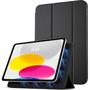 TiMOVO Magnetic Case for iPad 10th Generation 2022, iPad 10.9 inch Case, Slim Smart Folio, Magnetic Rebound Stand Leather Cover Case for iPad 10, Auto Wake/Sleep, Abyss Blue