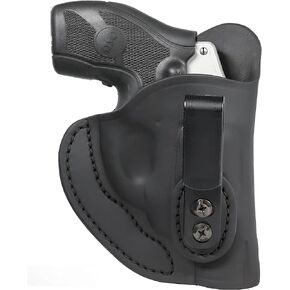 1791 Gunleather 38 Special Holster, J Frame Holster, Snub Nose Revolver Holster, Tuckable IWB Leather Revolver Holster fit Taurus 856 Holster, Ruger LCR, S&W Bodyguard, 637, 638, 642 airweight holster