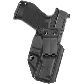 Tulster IWB Profile+ Holster in Right Hand fits: Walther PDP Compact 4" 9mm / .40 | Optic Compatible Inside The Waistband Appendix Concealed Carry Kydex Holster